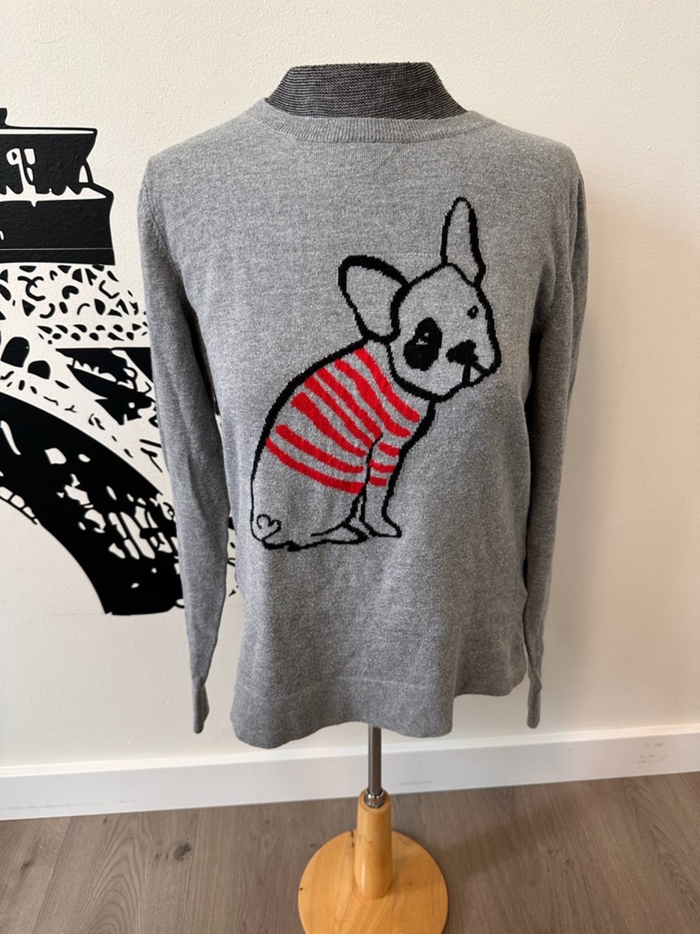 Banana Republic Gray Crewneck Sweater